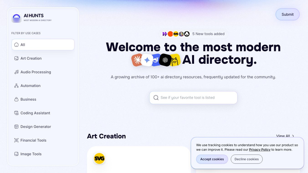 AiHunts | A Modern Ai Tool Directory