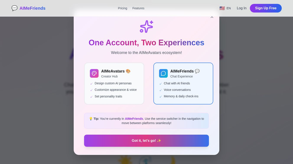 AIMeFriends:Your Custom AI Social Circle