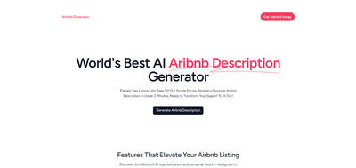 Airbnb Generator