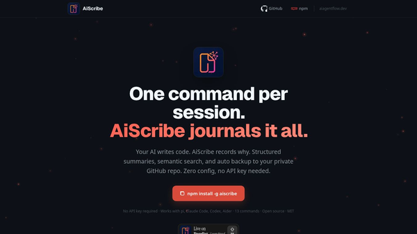 AiScribe - Store your ai coding session