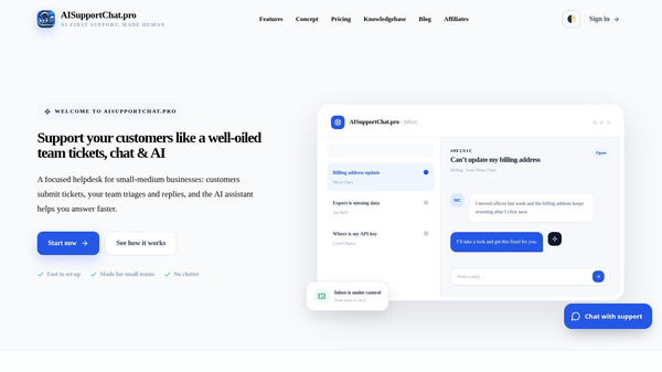 AISupportChat.pro Launch