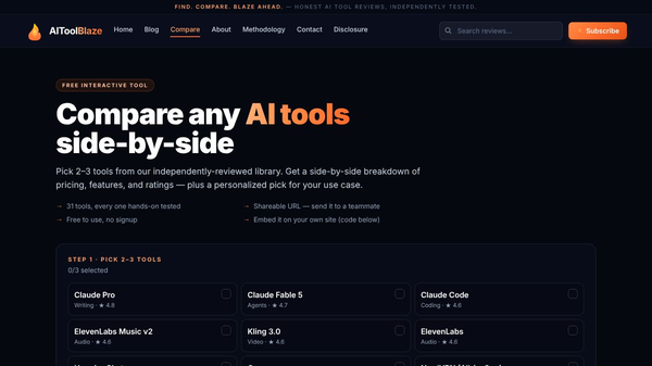 AIToolBlaze Compare
