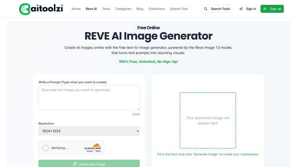 Aitoolzi Free Text to Image Generator