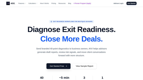AIVI - M&A Exit Readiness