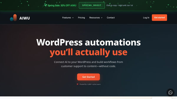 AIWU – WordPress AI Automation Plugin