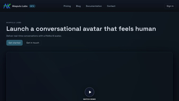 Akapulu Labs: Conversational Avatars