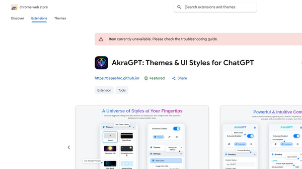 AkraGPT: Themes & UI Styles for ChatGPT
