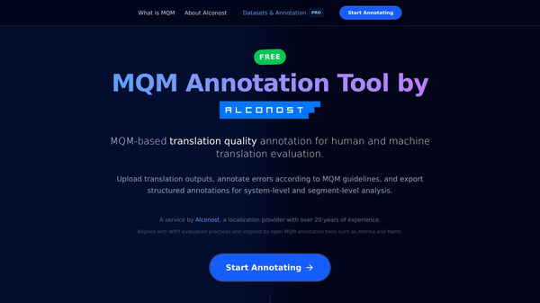 Alconost MQM Annotation Tool