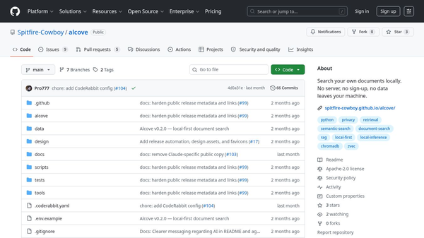 Alcove - Local Semantic Search