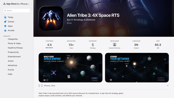 Alien Tribe 3: 4X real-time strategy iOS