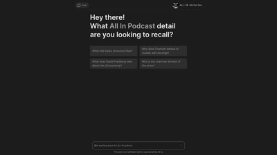All-In Podcast AI Chatbot