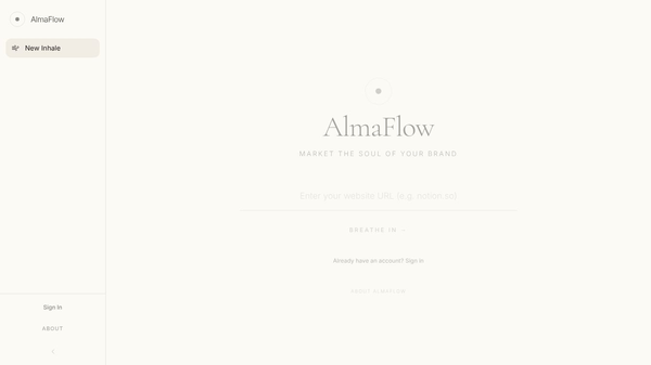 AlmaFlow — Market the Soul of Your Brand
