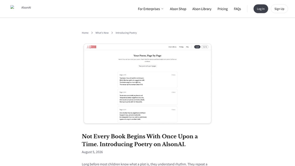 AlsonAI Poetry