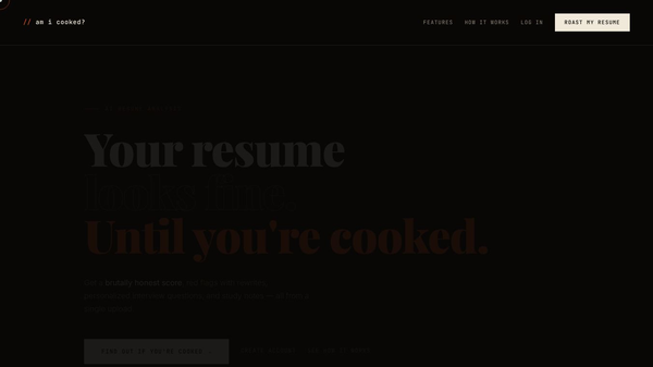 Am I Cooked?