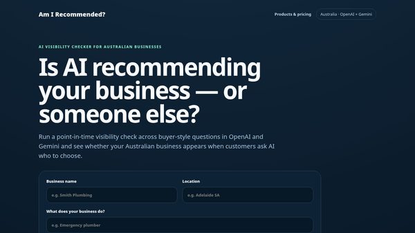 Am I Recommended?