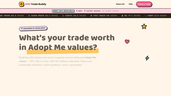 AMV Trade Buddy