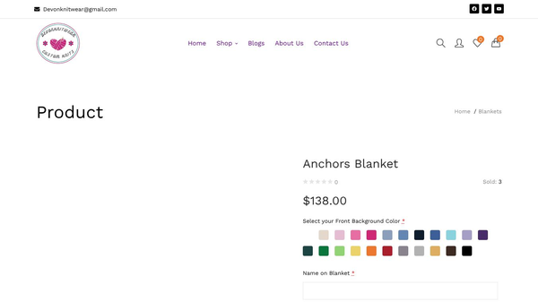 Anchors Blanket