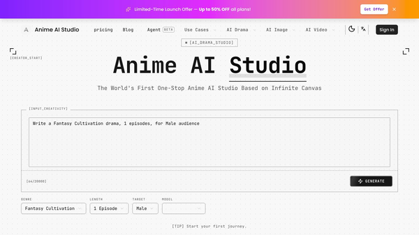 Anime AI Studio