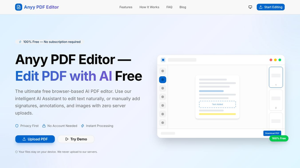 Anyy PDF Editor