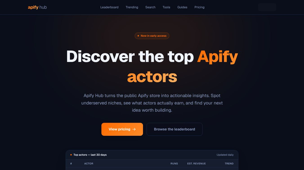 Apify Hub