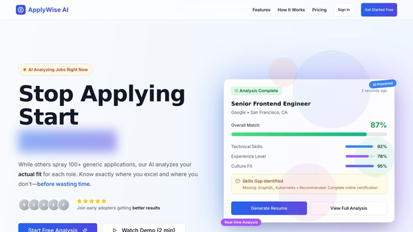 ApplyWise AI! Job hunting the right way!
