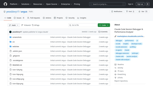 Argus - Claude Code Debugger & Analyzer