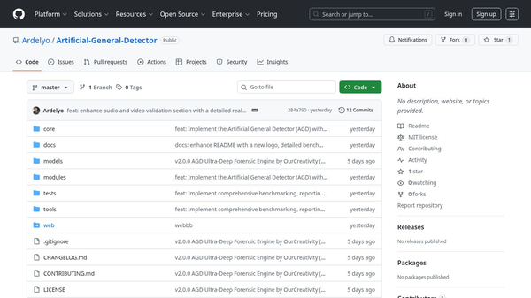 Artificial General Detector