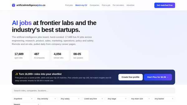 Artificial Intelligence Jobs