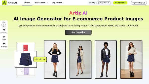 Artiz AI - Product Photos