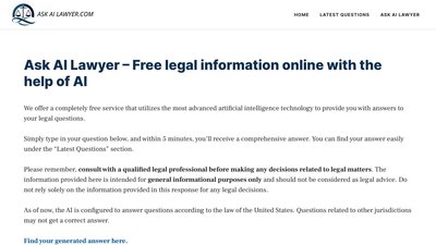 Ask AI Lawyer