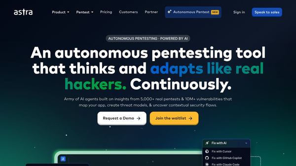 Astra Autonomous Pentest