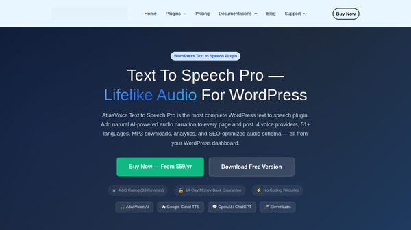 AtlasVoice Text To Speech Accessibility