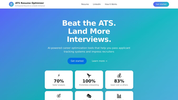 ATS Resume and LinkedIn Optimizer