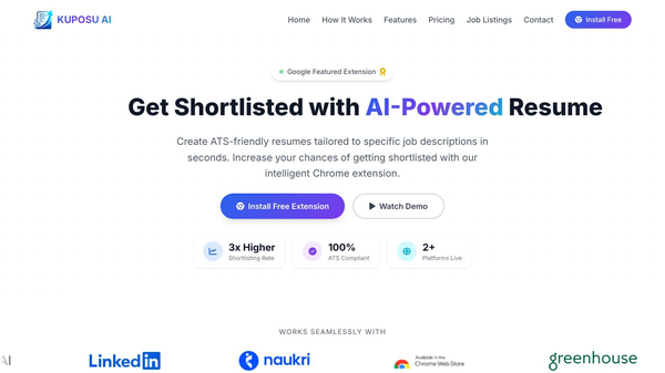 ATS Resume Maker- Kuposu AI