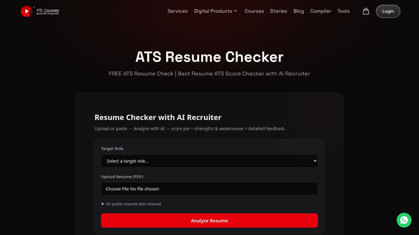 ATS Resume Score Checker