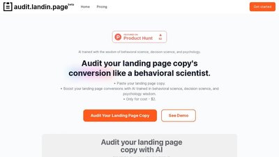 Audit Landin Page