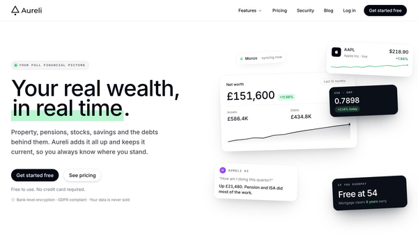 Aureli - Net Worth Tracker