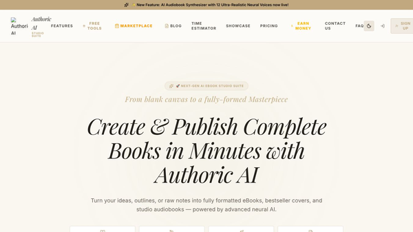 Authoric AI - Full Book Writing Software