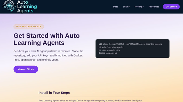 Auto Learning Agents