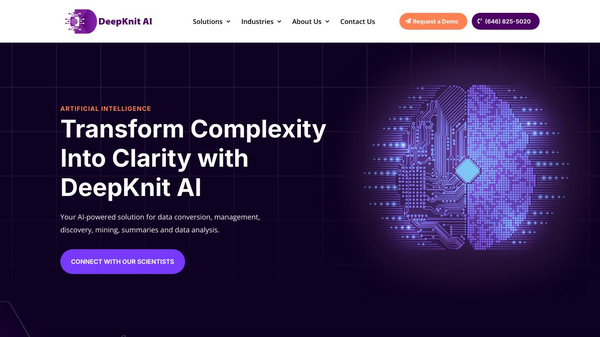 Automate Your Workflow with DeepKnit AI