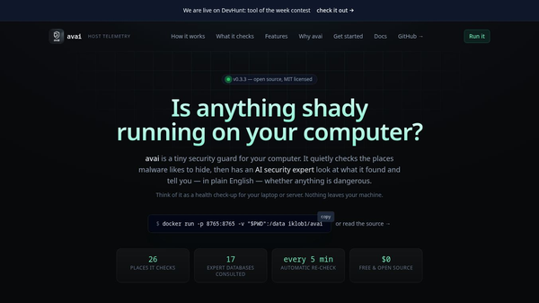 avai - you AI anti virus scanner