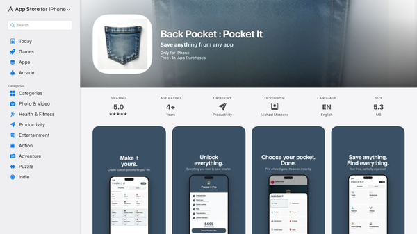 Back Pocket : Pocket It