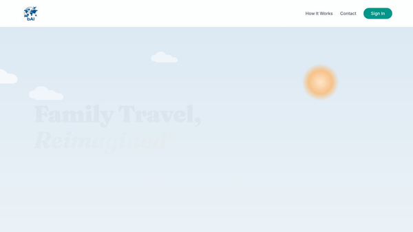 bAI, Re-imagining Family Travel