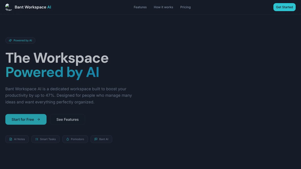 Bant workspace Ai