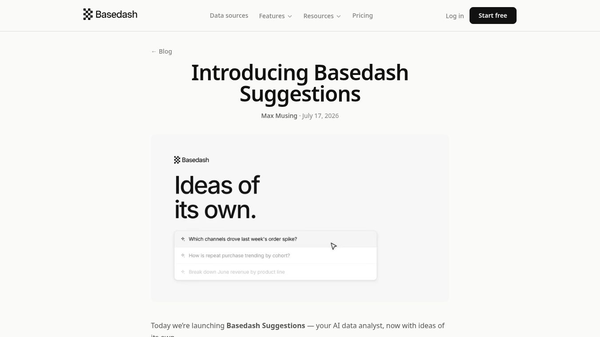 Basedash Suggestions