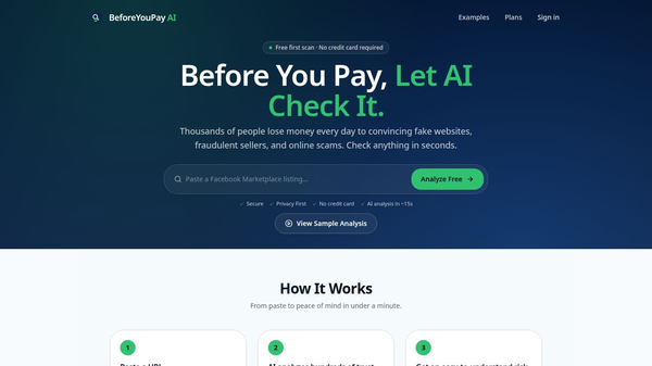 BeforeYouPay AI