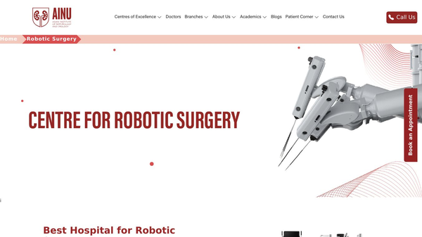 Best Robotic Surgeon in India | AINU
