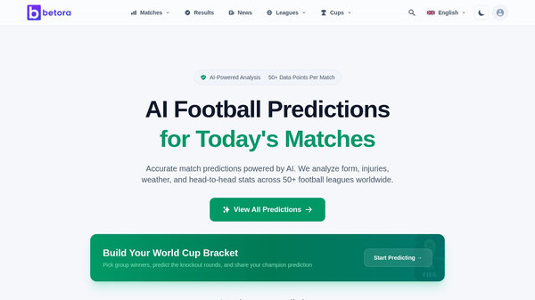 Betora — AI Football Predictions
