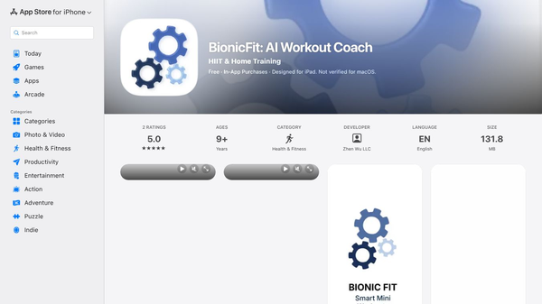 BionicFit - AI Workout Coach