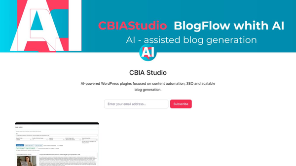 BlogFlow AI for WordPress pro